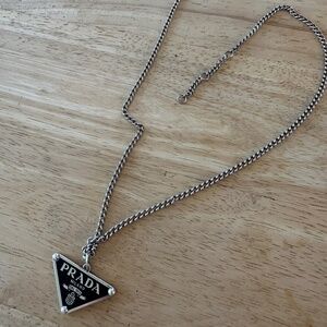 Prada Triangle Necklace